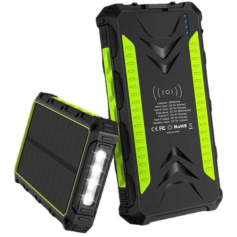Solar Charger Panel Foldable - 36000mAh Solar Power Bank Fast Wireless