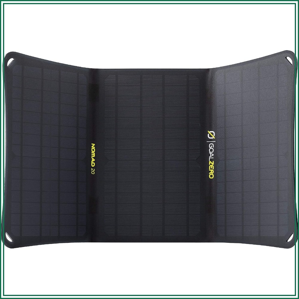 Solar Charger Panel Foldable - 20W Foldable Monocrystalline Solar Panel with