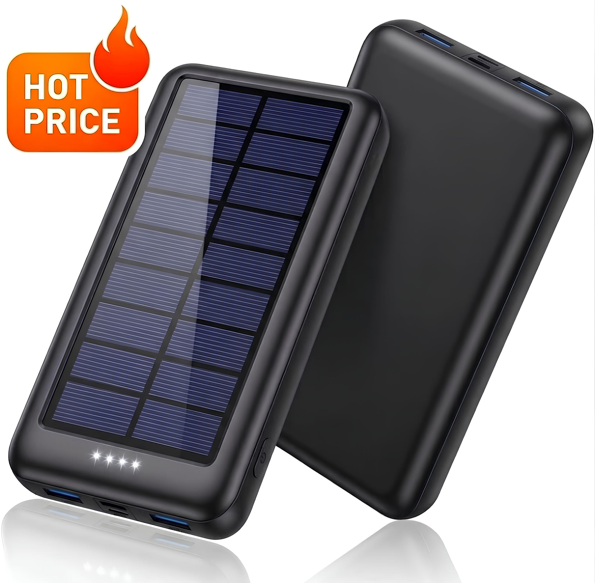 Solar Charger Panel Foldable - Solar Charger Power Bank 16000mAh Solar