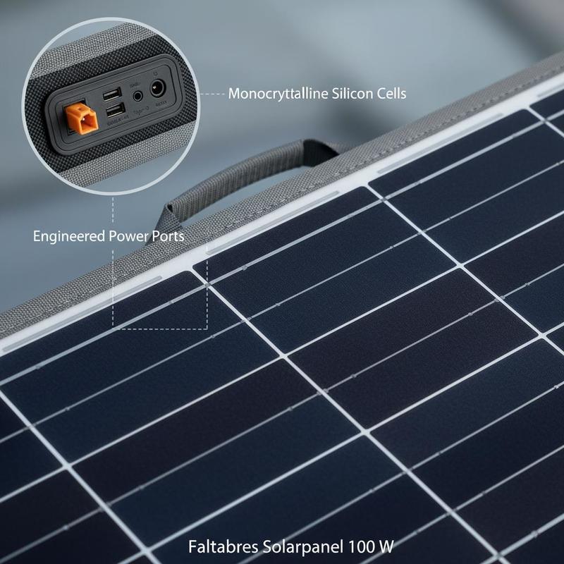 100W Foldable Solar Panel, 24% - Solar Charger Panel Foldable recension och pris