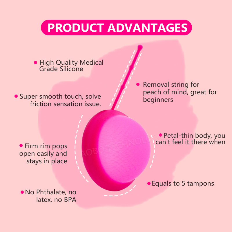 Female Menstrual Disc With Cor - Menstrual Cup Silicone recension och pris