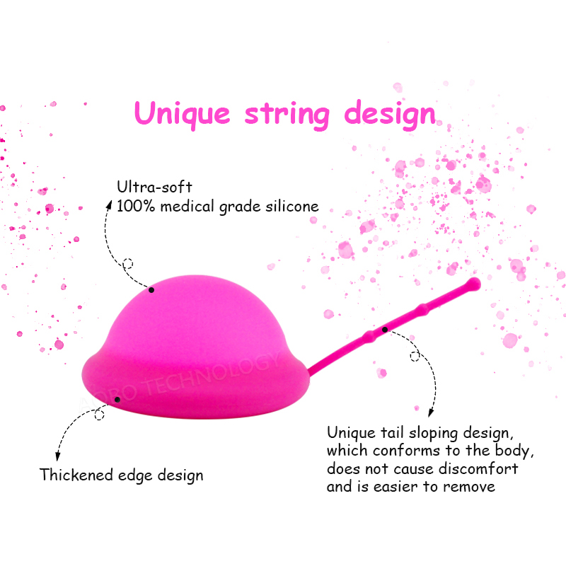 Female Menstrual Disc With Cor - Menstrual Cup Silicone recension och pris