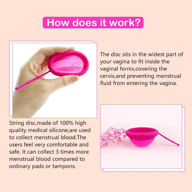 Female Menstrual Disc With Cor - Menstrual Cup Silicone recension och pris