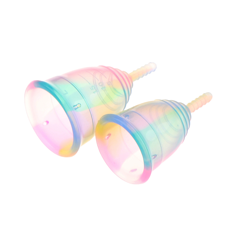 1PCS Women Colorful Cup Medica - Menstrual Cup Silicone recension och pris