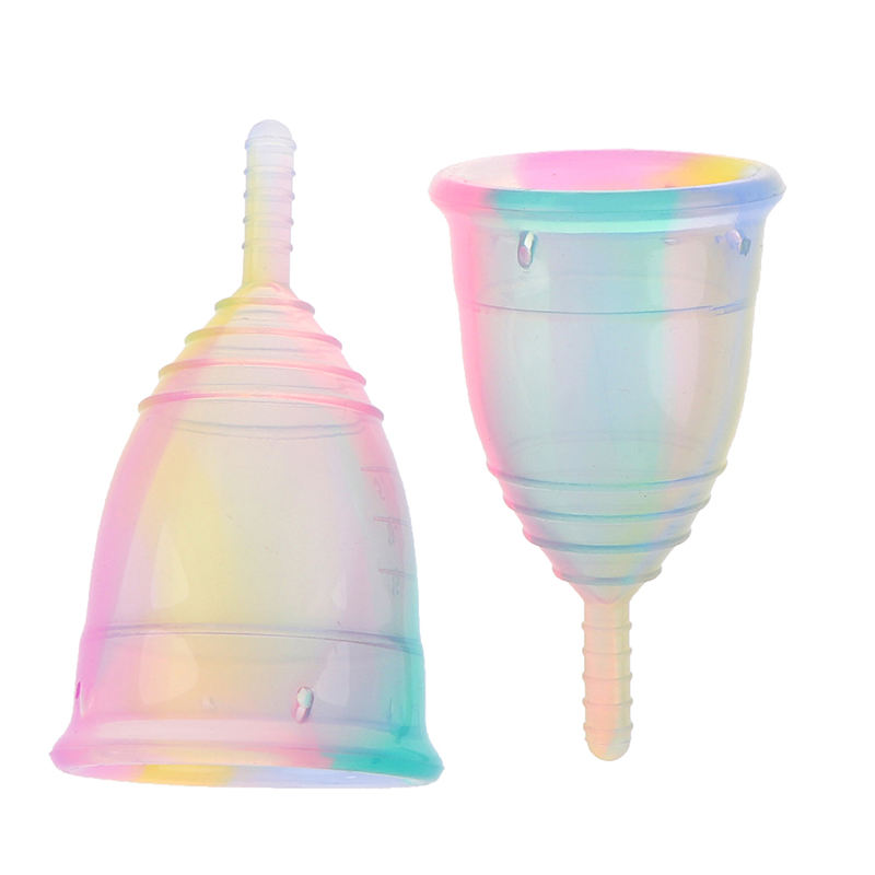1PCS Women Colorful Cup Medica - Menstrual Cup Silicone recension och pris