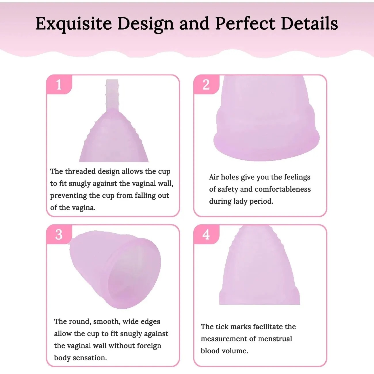 Medical Reusable Menstrual Cup - Menstrual Cup Silicone recension och pris