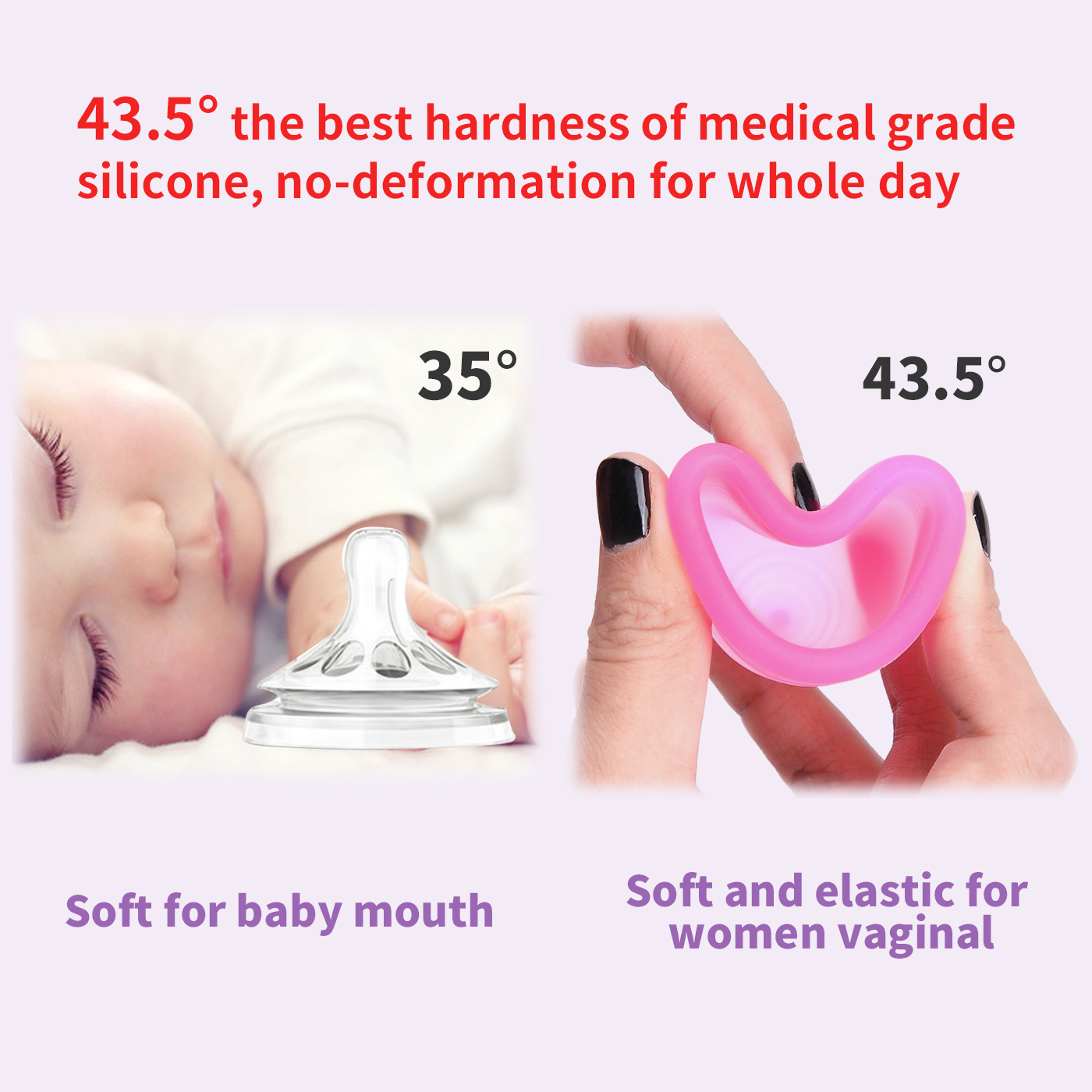 2pcs Medical Grade Silicone Me - Menstrual Cup Silicone recension och pris